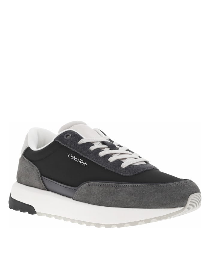 Baskets running en cuir...