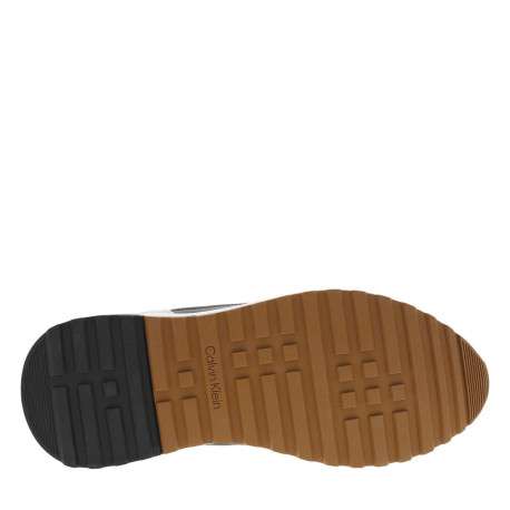 Baskets running en cuir blanches et crème avec des empiècements en cuir nubuck - Image 5