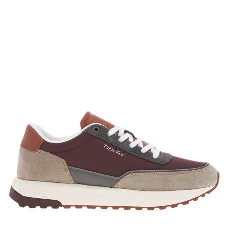 Baskets running en cuir multicolores avec des empiècements en cuir nubuck - Image 2