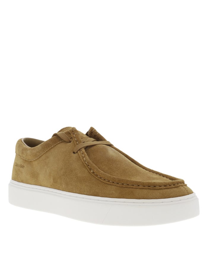 Mocassins camel en cuir...