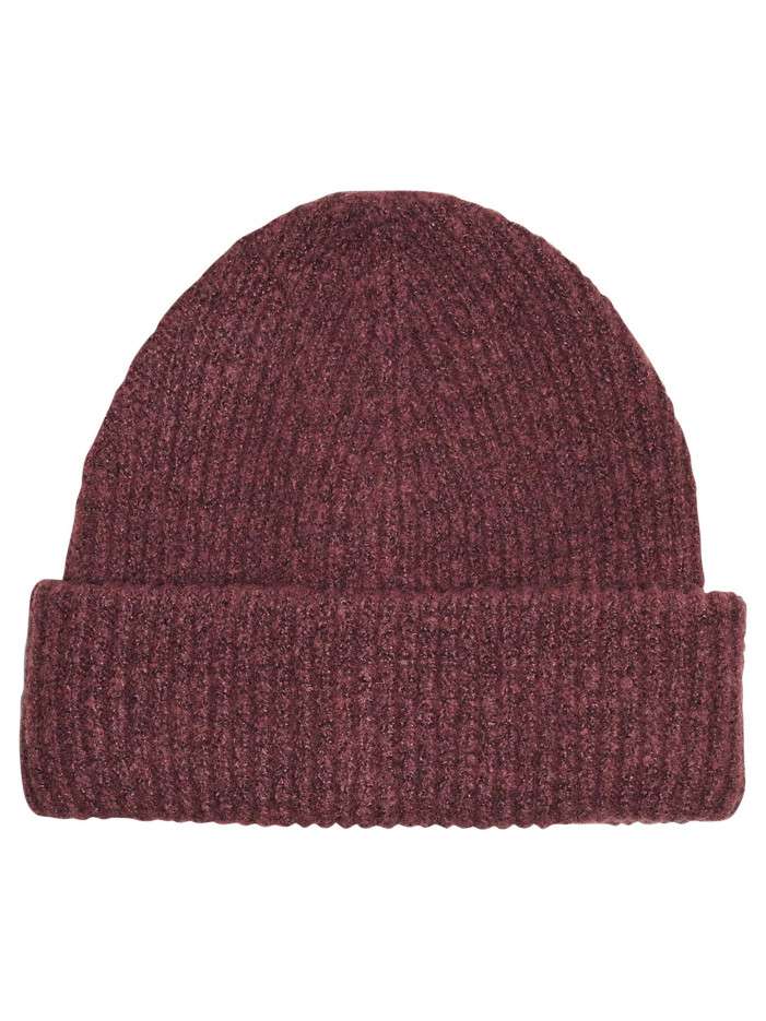 Bonnet bordeaux uni en...