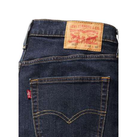 Jean 512® Taper indigo à coupe slim avec un patch de la marque - Image 5