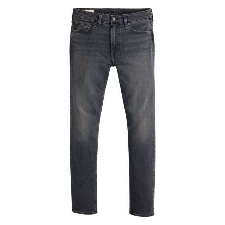 Jean 512® Taper anthracite en coton à coupe slim avec un patch de la marque