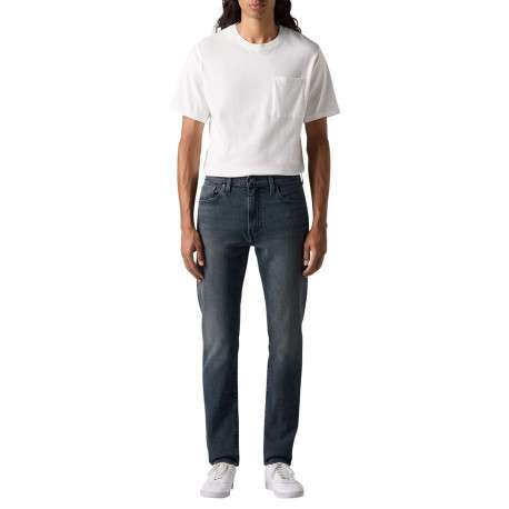 Jean 512® Taper anthracite en coton à coupe slim avec un patch de la marque - Image 4