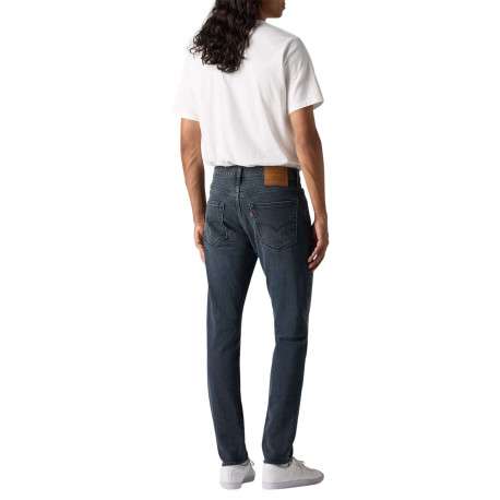 Jean 512® Taper anthracite en coton à coupe slim avec un patch de la marque - Image 6