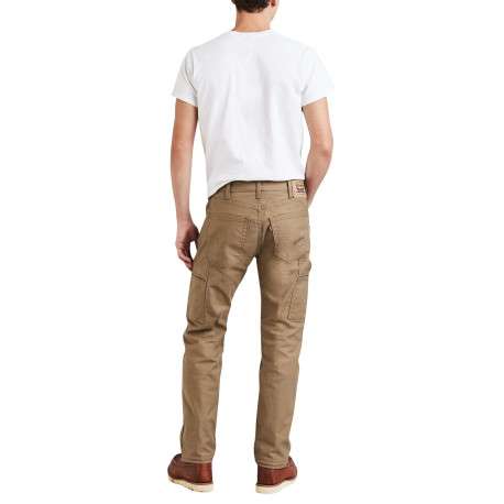 Pantalon en coton camel uni Cargo Workwear 505 ® Utility avec une coupe droite - Image 4