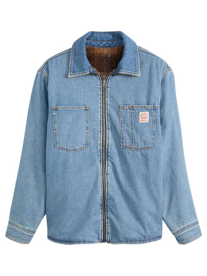 Blouson réversible en coton...