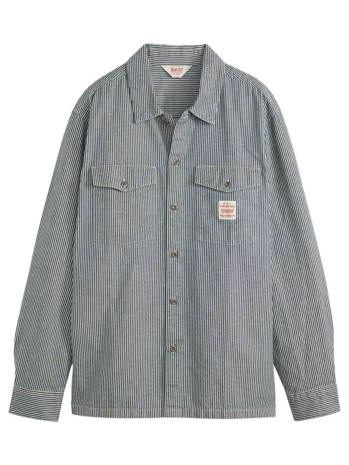Chemise en coton rayée...