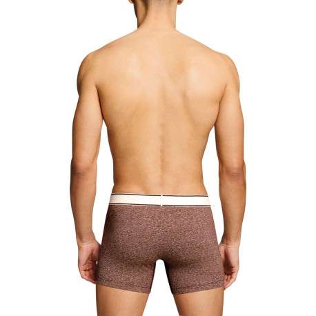 Lot de 2 boxers courts multicolores en coton avec ceinture élastiquée - Image 6