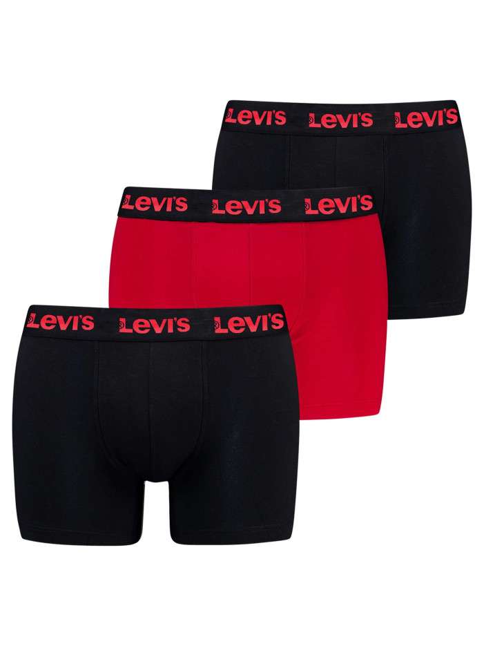Lot de 3 boxers courts noir...