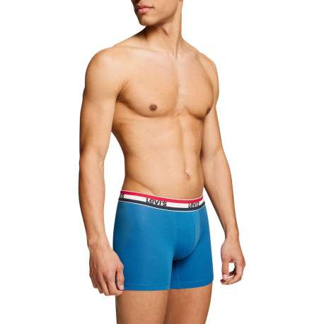 Lot de 3 boxers courts multicolores en coton avec ceinture élastiquée - Image 6