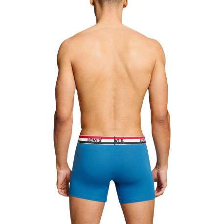 Lot de 3 boxers courts multicolores en coton avec ceinture élastiquée - Image 7