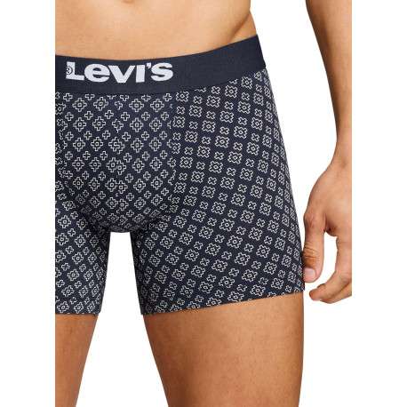 Lot de 3 boxers courts bleus en coton avec ceinture élastiquée - Image 8