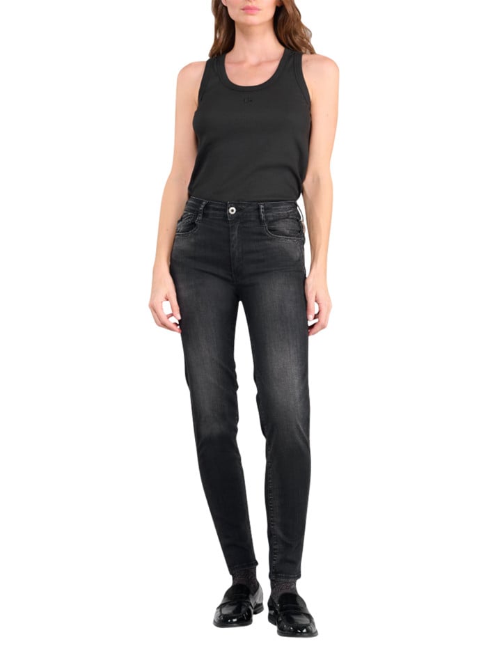 Jean en coton mélangé...