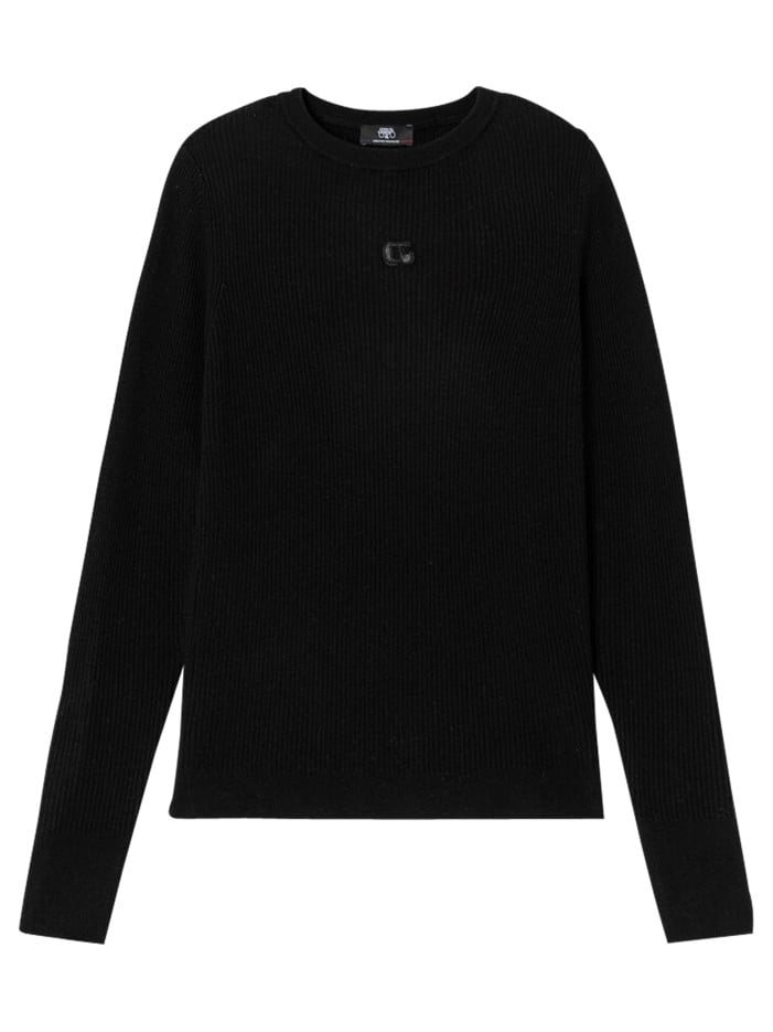 Pull noir uni avec une...