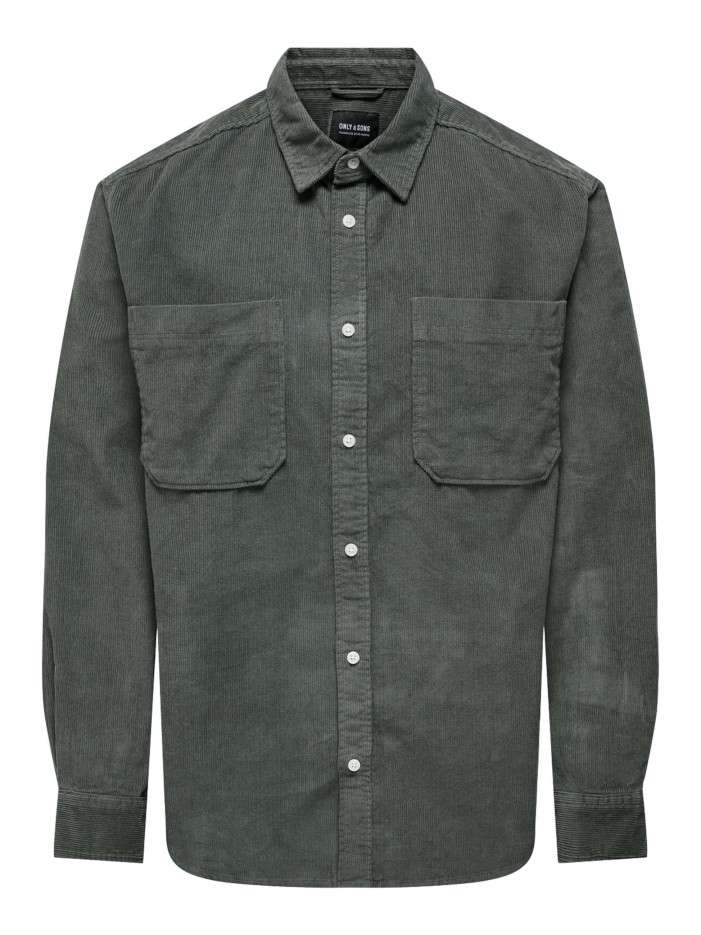 Chemise en coton mélangé...