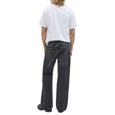 T-shirt en coton blanc imprimé avec une coupe droite et un col rond - Image 6