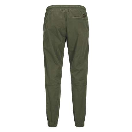 Pantalon Jogging Jpstkane Troy Cuffed Jogger Sn en coton kaki uni à coupe droite - Image 2