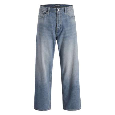 Jean Jjialex Jjoriginal Sq 071 Noos en coton bleu délavé avec une coupe bootcut