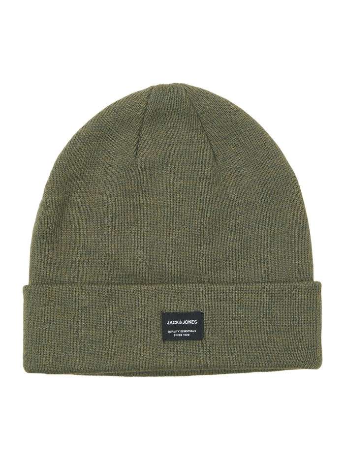 Bonnet kaki en maille...