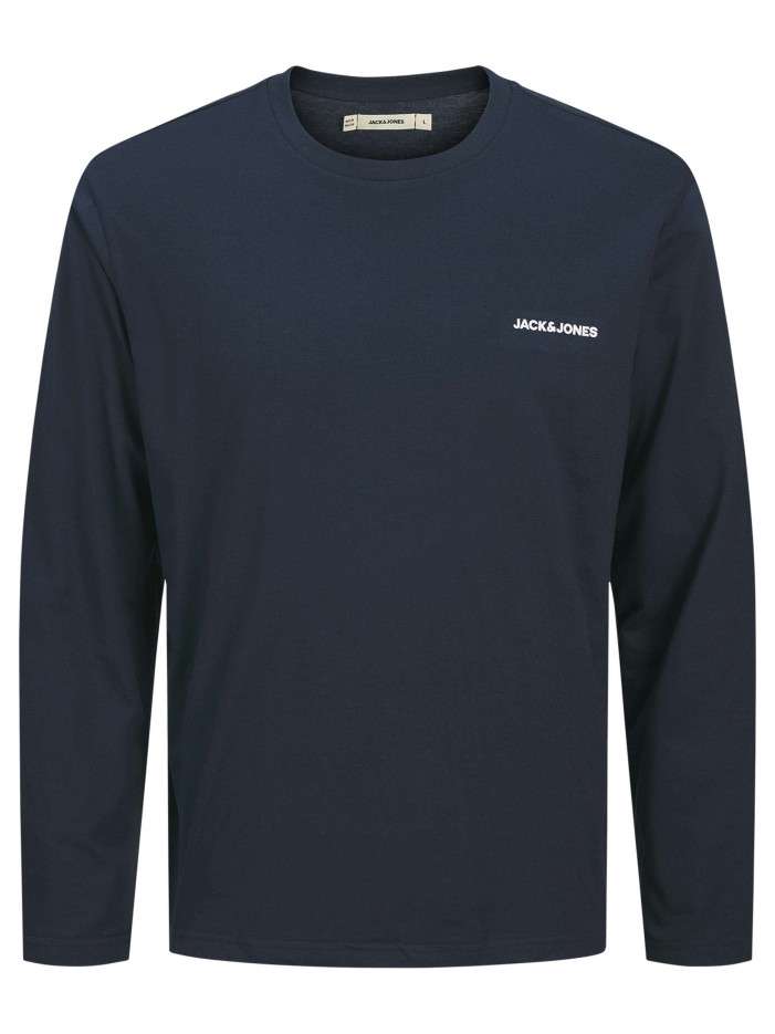 Pyjama Long en coton marine...