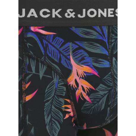Lot de 2 boxers classiques en coton mélangé noir à coupe fermée avec des motifs - Image 5