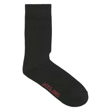 Lot de 3 paires de chaussettes noires avec des motifs et une coupe haute - Image 5
