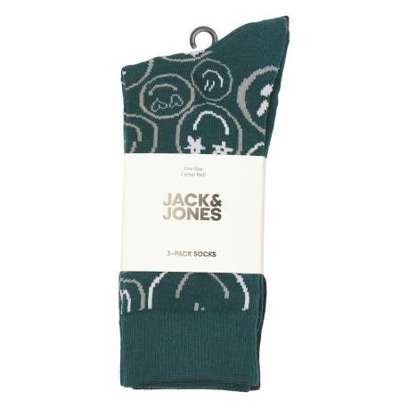 Chaussettes hautes vertes avec des motifs et une coupe haute - Image 2