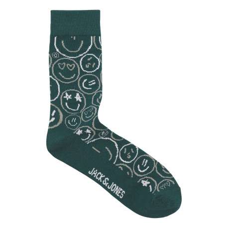 Chaussettes hautes vertes avec des motifs et une coupe haute - Image 4