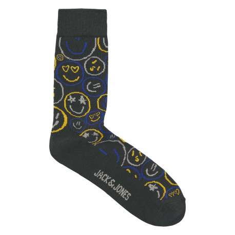 Chaussettes hautes vertes avec des motifs et une coupe haute - Image 5