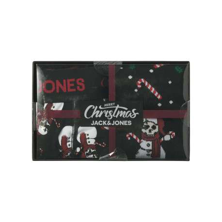 Coffret boxers classiques en coton mélangé noir à motifs avec une coupe fermée - Image 6