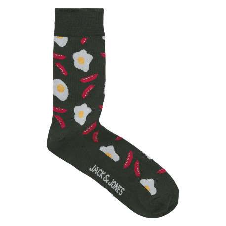 Lot de 3 paires de chaussettes hautes multicolores à motifs avec une coupe haute - Image 3