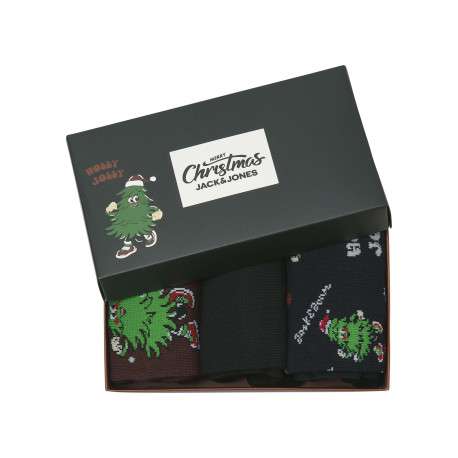Lot de 3 paires de chaussettes hautes multicolores à motifs avec une coupe haute - Image 2