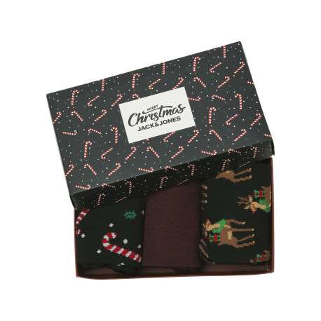 Lot de 3 paires de chaussettes hautes multicolores à motifs avec une coupe haute - Image 2