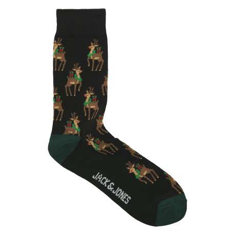 Lot de 3 paires de chaussettes hautes multicolores à motifs avec une coupe haute - Image 3