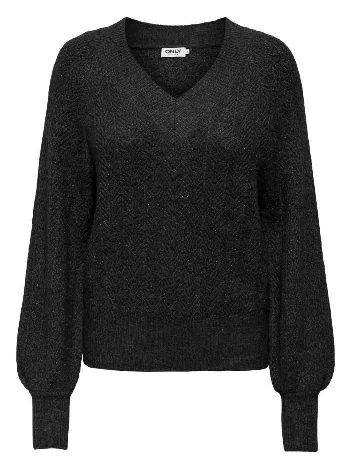 Pull noir uni avec une...