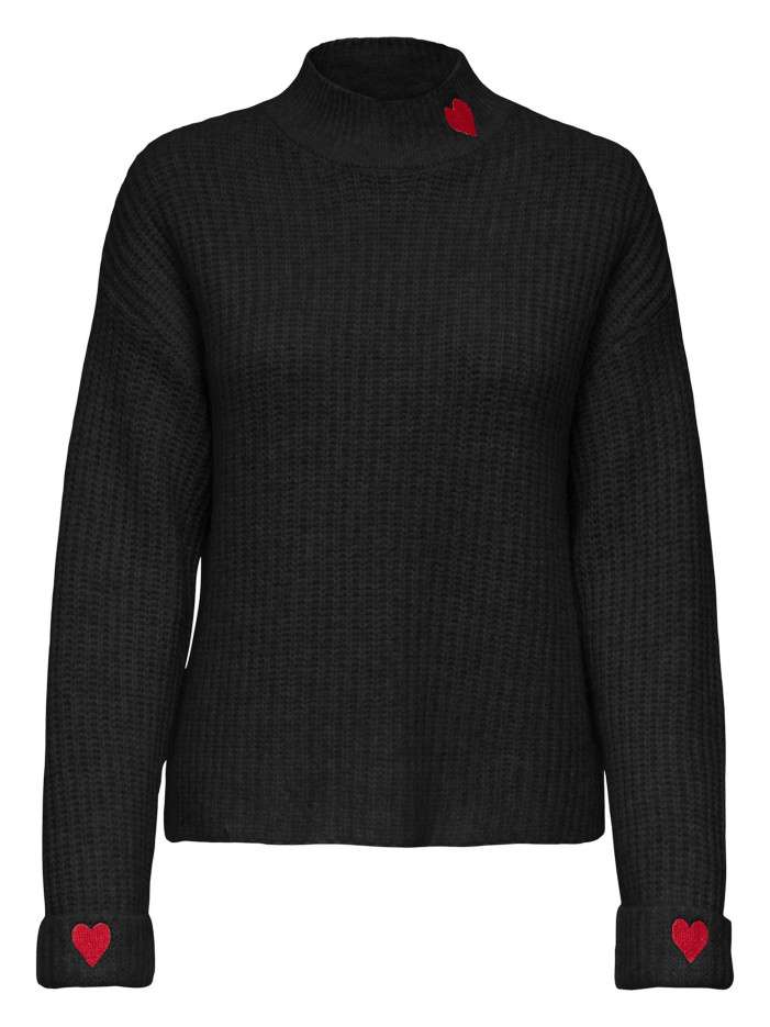 Pull noir uni avec une...