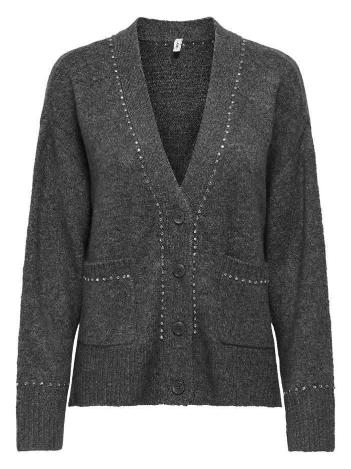 Gilet anthracite uni avec...
