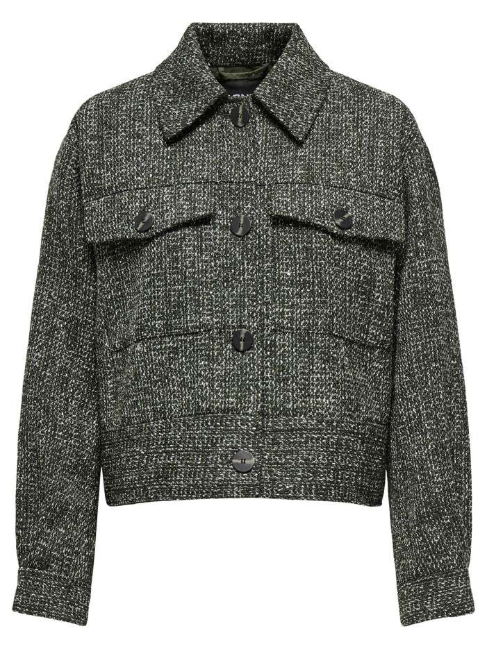 Veste kaki tweed avec une...