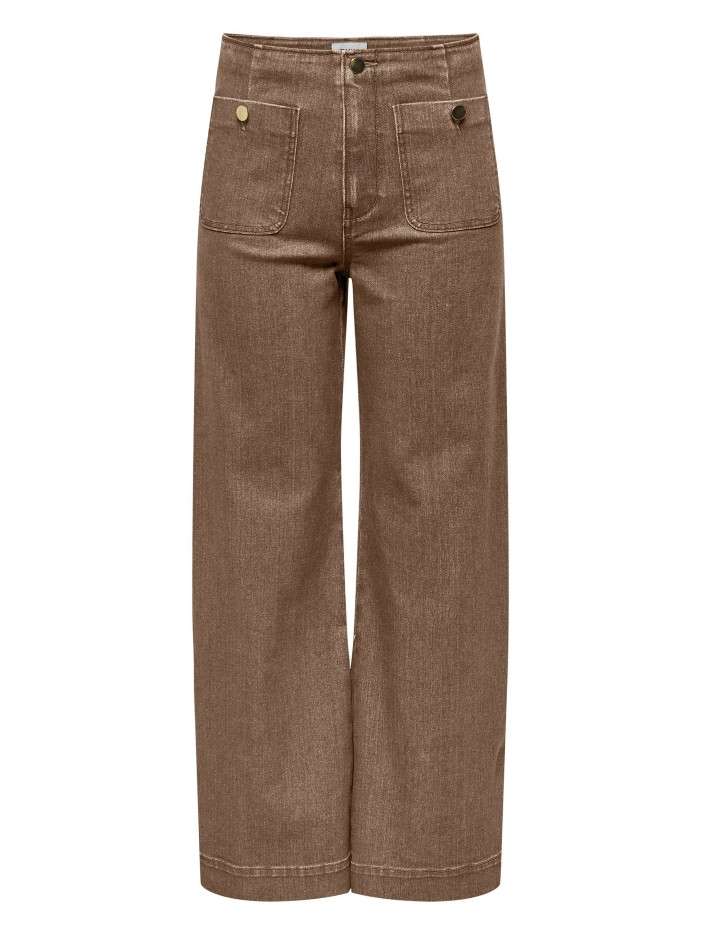 Pantalon 5 poches en coton...