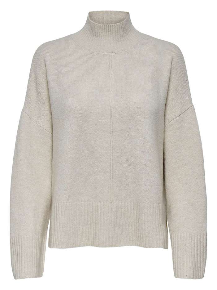 Pull écru uni avec une...