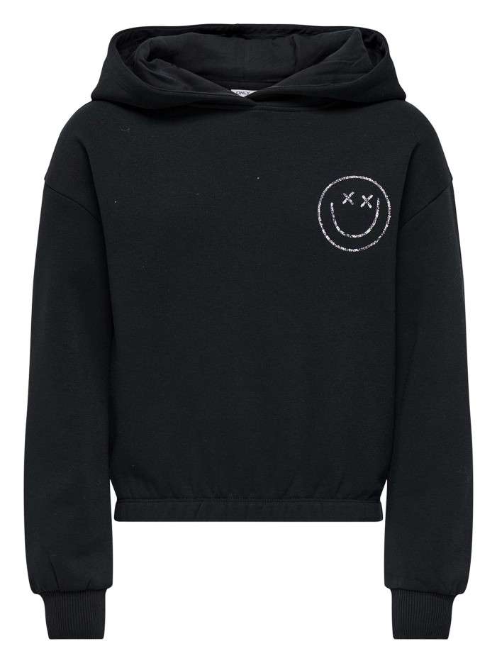 Sweat noir imprimé avec une...