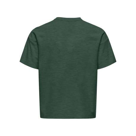 T-shirt sapin imprimé avec des manches longues et une coupe droite - Image 2