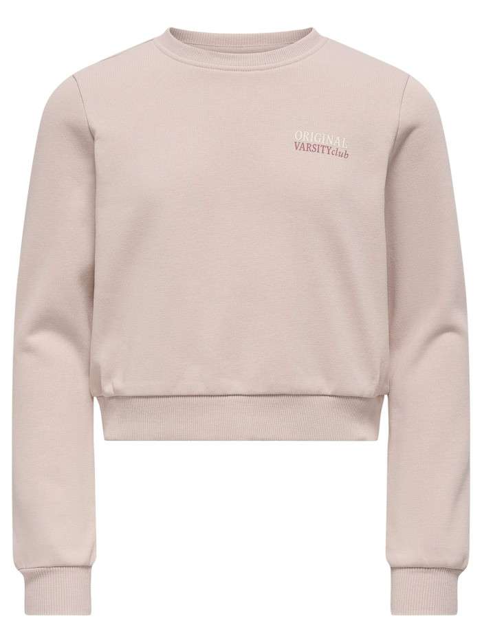 Sweat rose uni avec une...