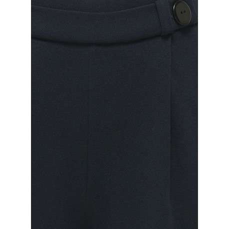 Pantalon chino nuit uni avec une coupe droite et une taille élastiquée - Image 3