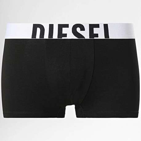 Lot de 3 boxers classiques en coton noirs unis à ceintures blanches - Image 2