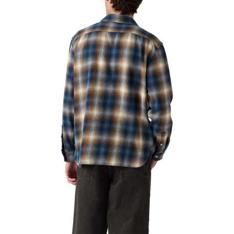 Chemise en coton multicolore à coupe droite avec un motif écossais - Image 4