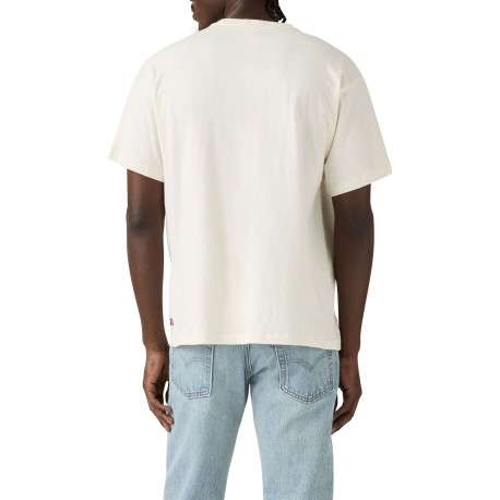 T-shirt en coton écru avec un imprimé fantaisie et des manches courtes - Image 6