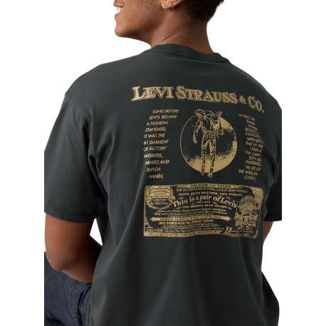T-shirt noir avec un imprimé fantaisie et des manches courtes - Image 6