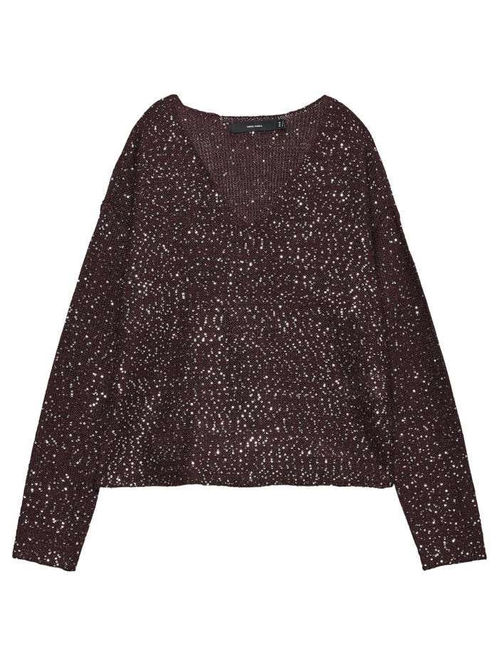 Pull bordeaux fantaisie...